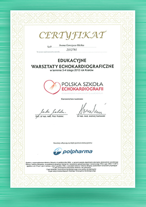 Certyfikat szkolenia
