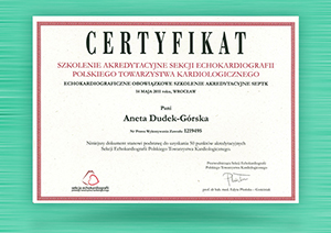 Certyfikat szkolenia