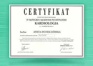 Certyfikat szkolenia